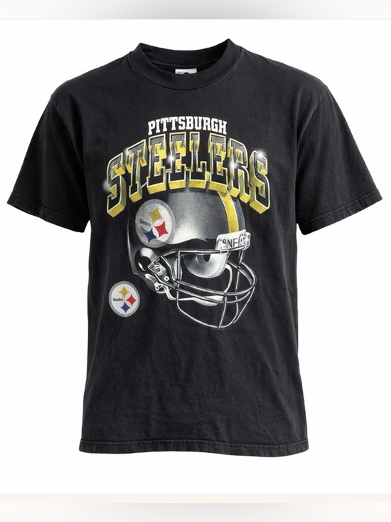 Vintage Other - Vintage Pittsburgh Steelers NFL Football Graphic Dynasty T-Shirt Washed Black M